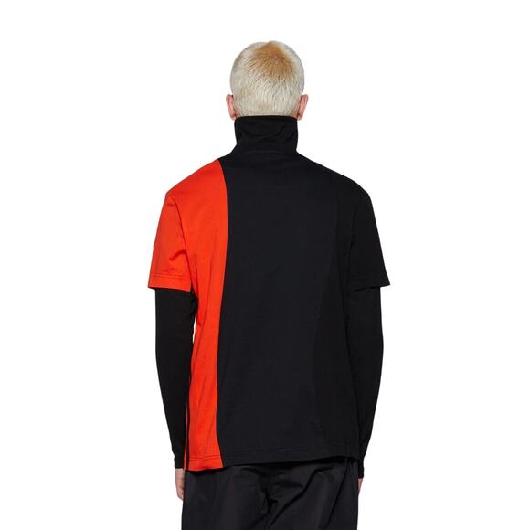 Moncler x Adidas T-Shirt Men's Size M Black Orange Cotton Short Sleeve NWT $380 - Picture 4 of 15